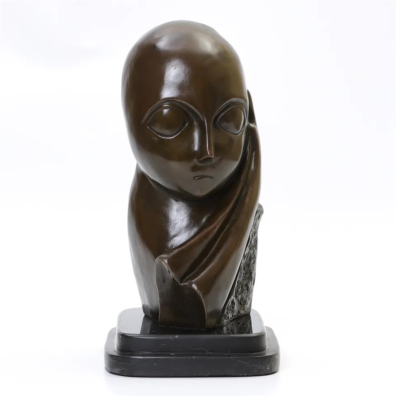 名作欧式人物铜雕塑《波嘉妮小姐》铜像家居办公桌面摆件创意礼品