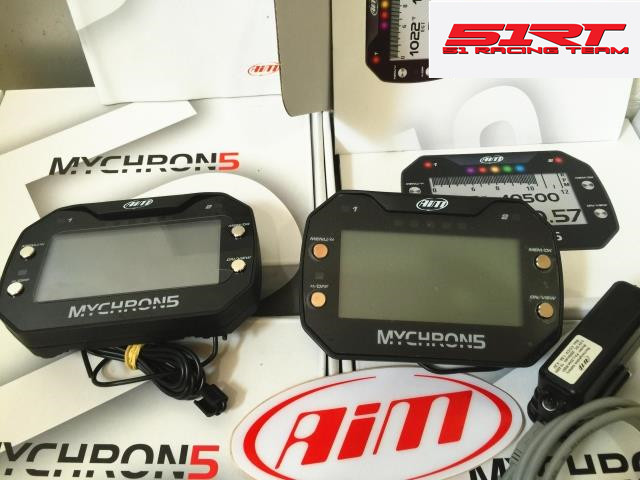 意大利 Aim Mychron5 转速 GPS 单圈 温度 卡丁 摩托车 竞技仪表