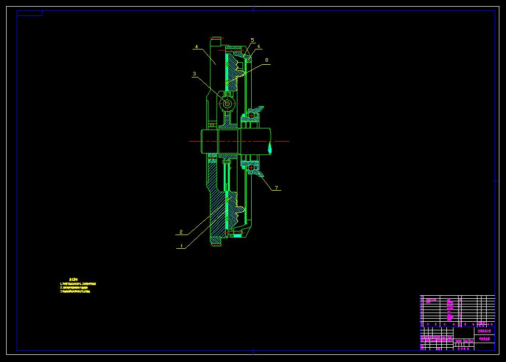 CL004-桑塔纳膜片弹簧离合器设计\汽车膜片式离合器CAD图纸