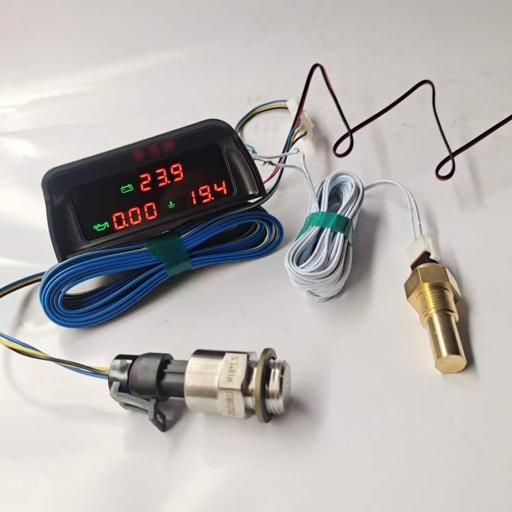 郴州金通机油电压水温三合一数字仪表声音报警多种传感器可供选择