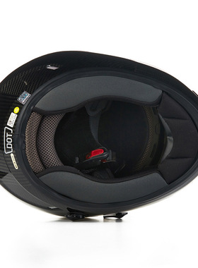 1200E双镜片碳纤维头盔摩托车头盔赛车盔减速防眩