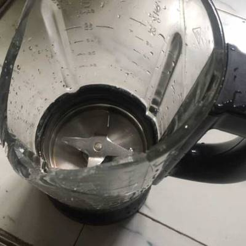 维修破壁机玻璃杯养生料理机容器玻璃杯子摔碎摔裂打碎更换玻璃杯