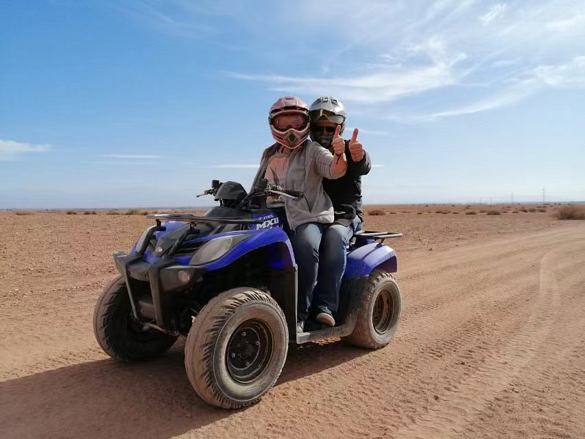 摩洛哥撒哈拉沙漠四轮摩托车/沙丘全地型车狂野探险