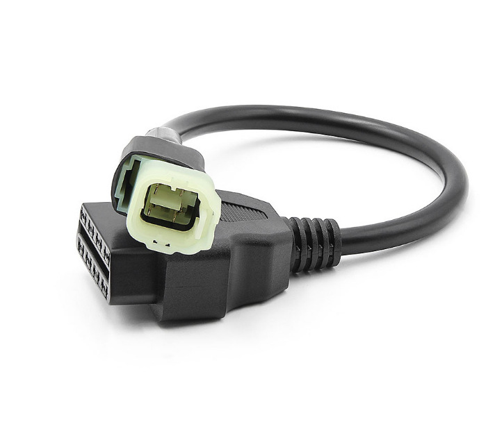 适用摩托车本田4针连接线OBD2 to 4Pin Diagnostic Adapter Cable