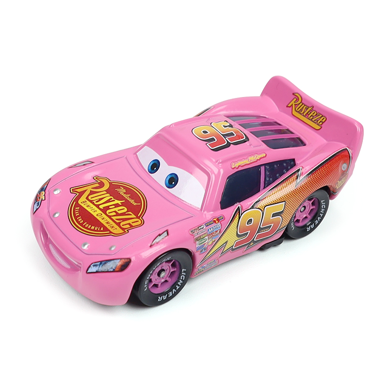 汽车总动员合金玩具赛车一代经典粉色麦昆模型儿童玩具女孩孩礼物