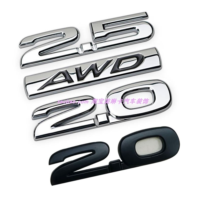 马自达车标贴2.0排量标AWD侧标阿特兹昂科塞拉2.5尾标叶子板贴标