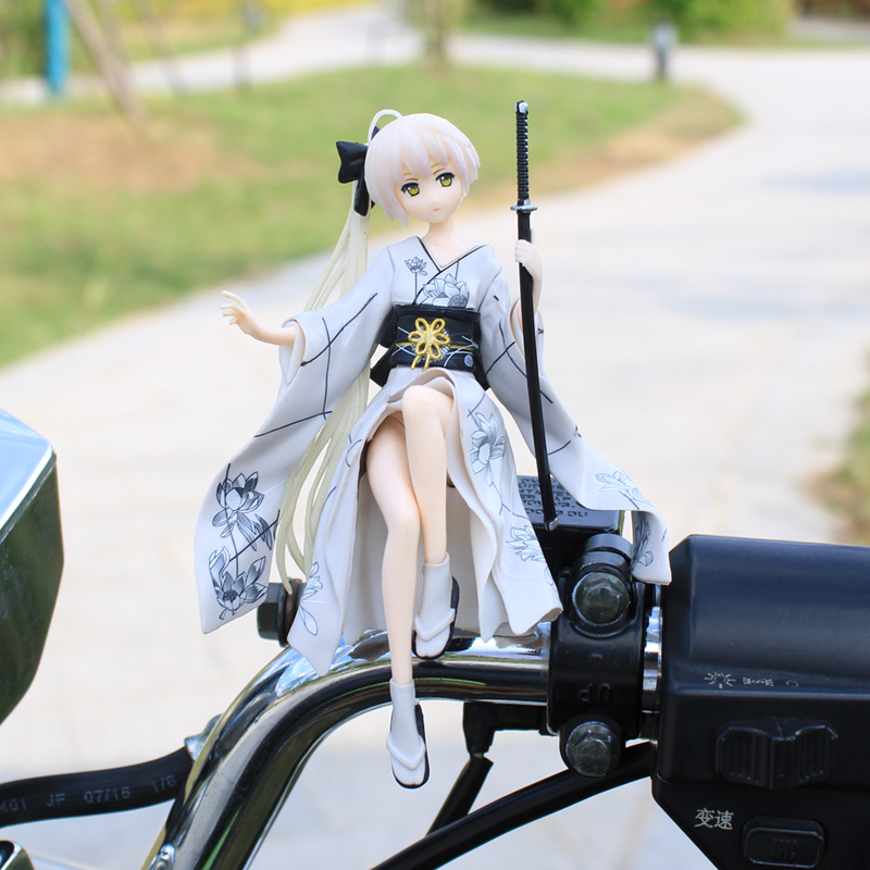 创意穹妹亚丝娜美少女自行车汽车载内外摆件电动摩托车机车装饰品