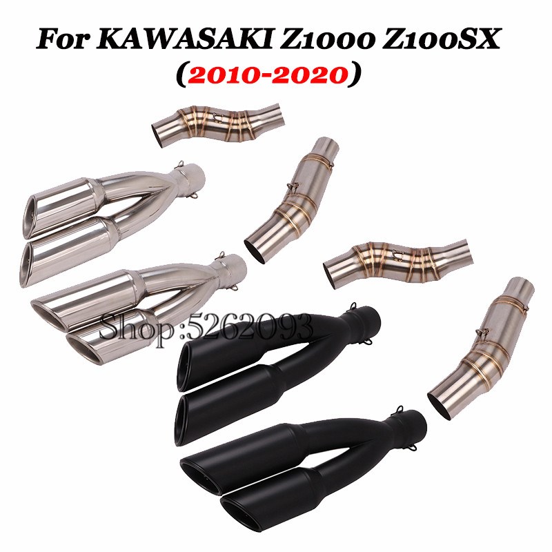 推荐Slip On For Kawasaki Z1000 ABS Z1000SX 2010-2020 Motorcy