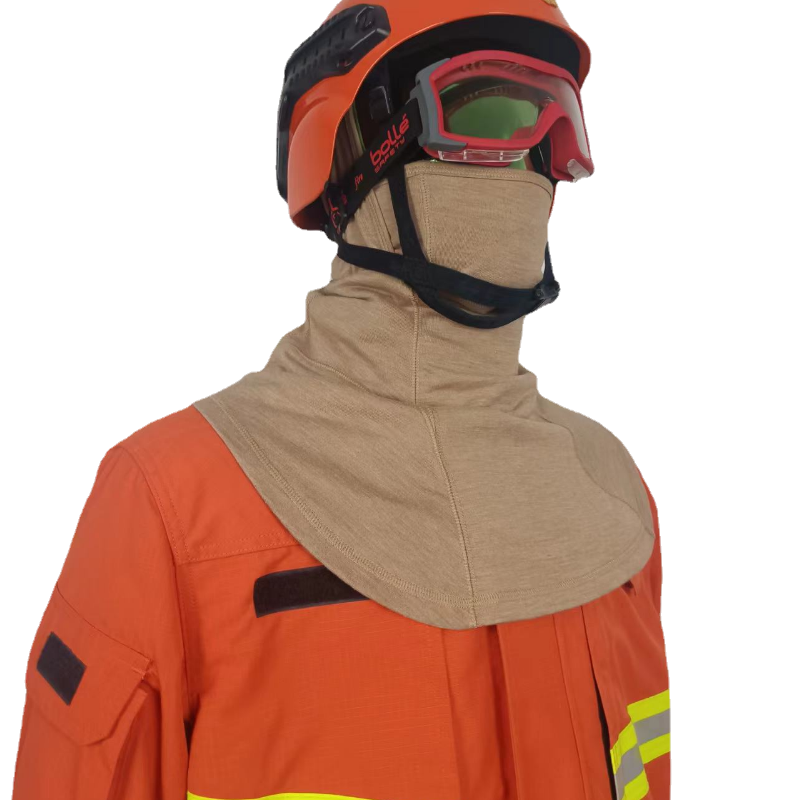 15款森警头套双层加厚芳纶阻燃隔热扑火面罩森林防火耐高温头盔