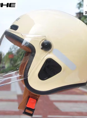 3C认证国标永恒Y50头盔电动车摩托车半盔男女通用四季秋冬安全帽