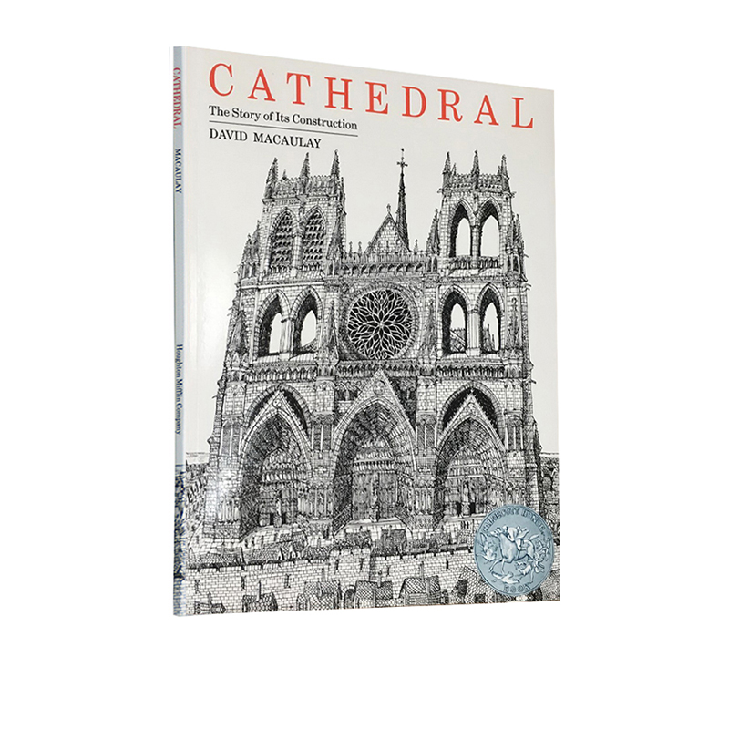 英文原版 Cathedral 大教堂 David Macaula 大卫麦考利 凯迪克银奖 古建筑系列绘本图画书