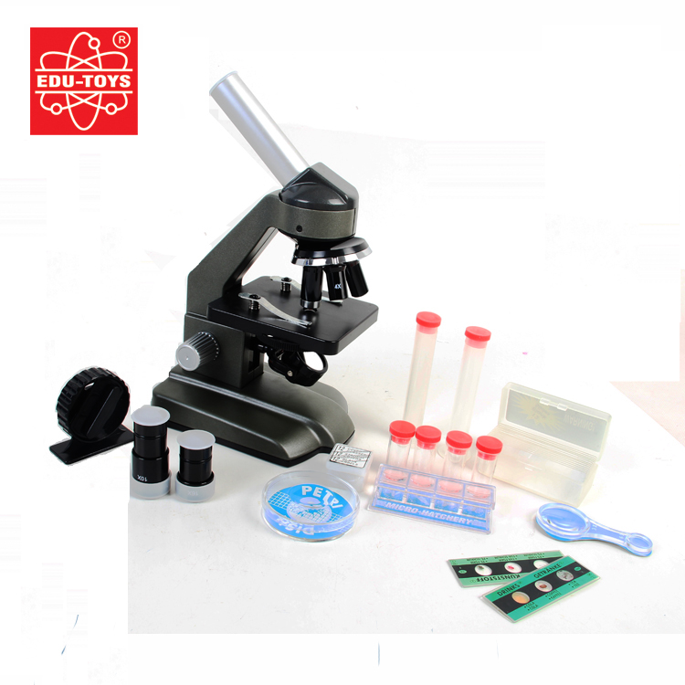 香港EDU 显微镜 物理科学实验科技小制作 幼儿童益智玩具简单拼装