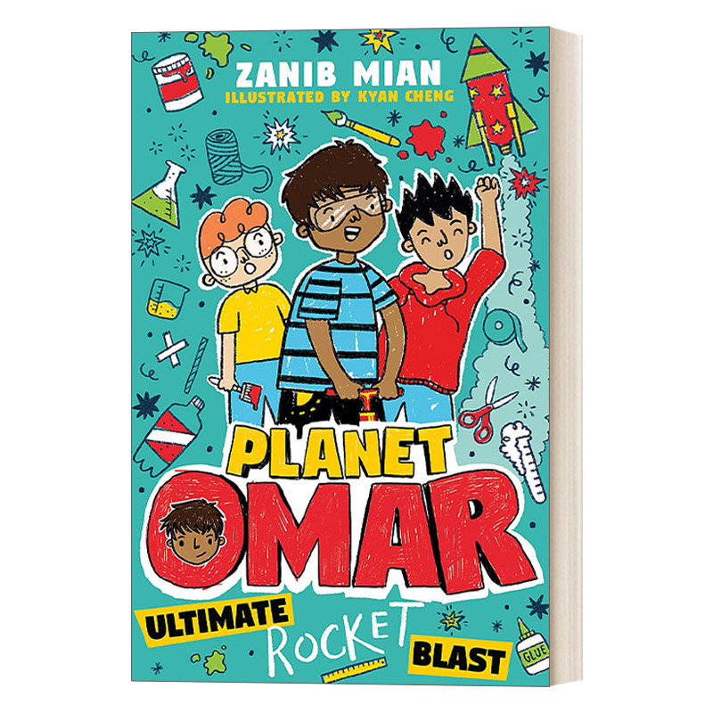 英文原版 Planet Omar Ultimate Rocket Blast 奥马尔星球5 终极火箭爆炸 卡通漫画插图 章节小说 英文版 进口英语原版书籍