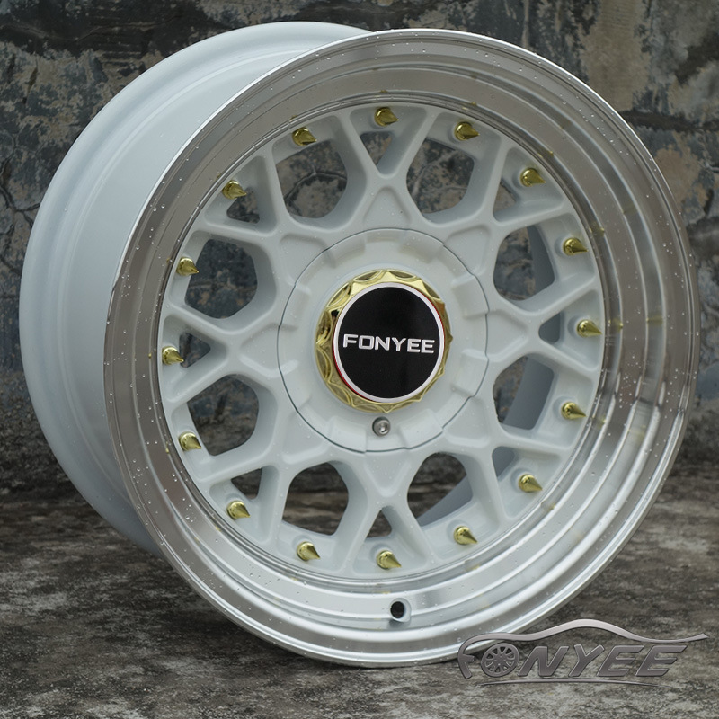 15寸17汽车轮毂改装铝合金爆龟钢圈适用于飞度桑塔纳捷达赛欧