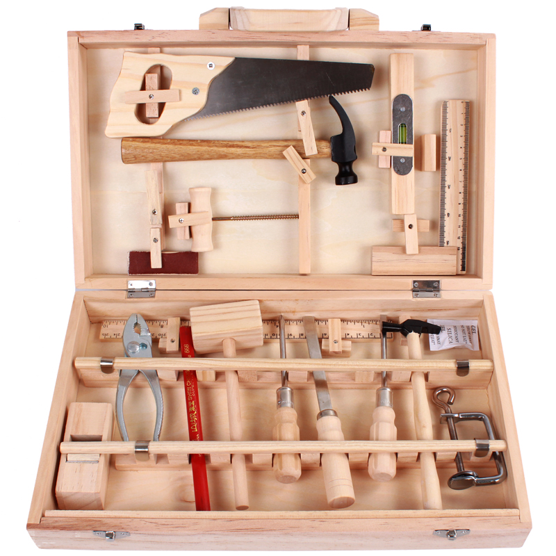 幼儿园儿童木工工具套装木匠大全材料手工课程木工课制作玩具