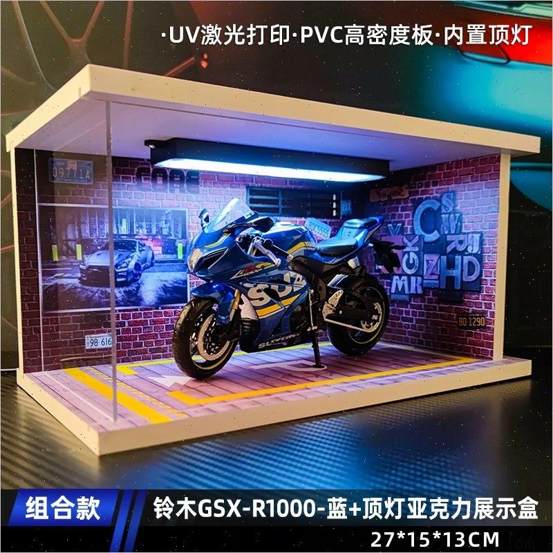 生日礼物铃木GSX-R1000机车模型仿真合金摩托车玩具车模男生礼品