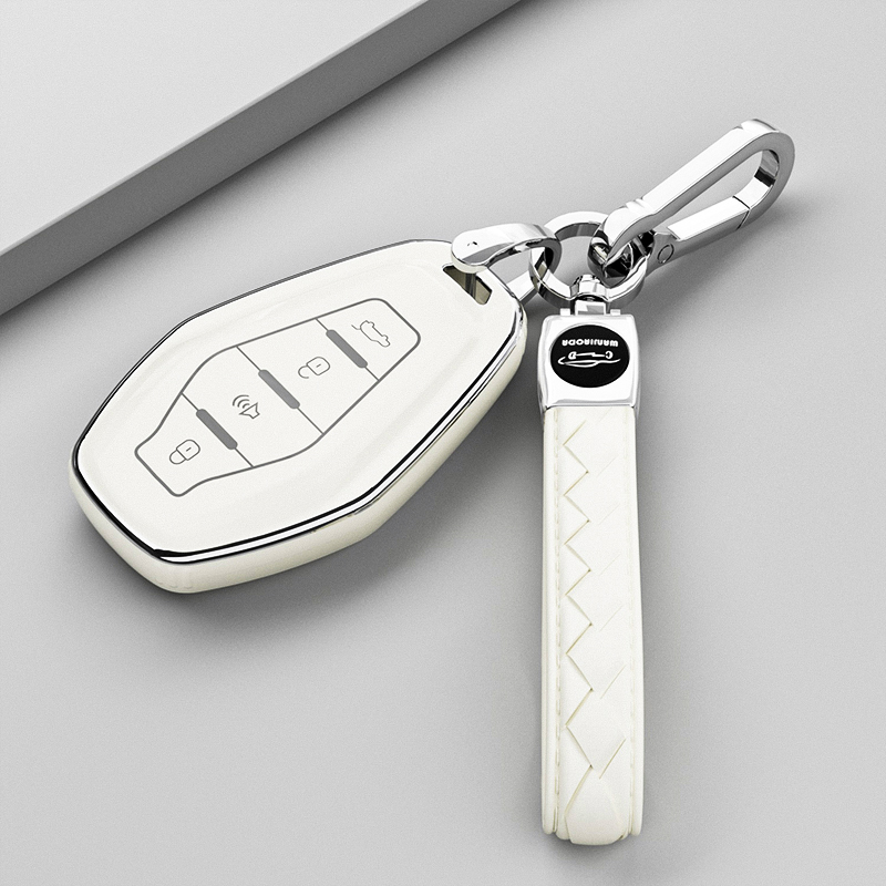 适用捷途X70PLUS/X70/X90 PLUS钥匙套遥控器保护亮个性汽车扣全包