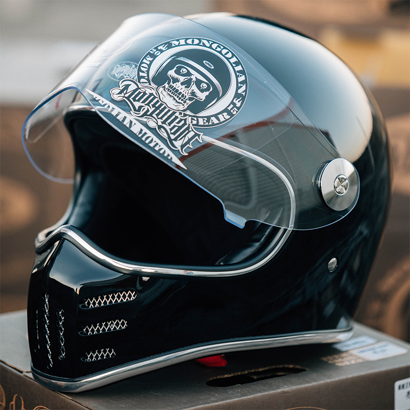 FOGY头盔3c认证蒙古人复古盔新款武士魂台湾进口摩托机车骑行全盔