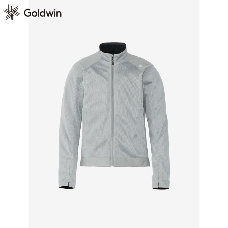 日本代购Goldwin骑行服网状透气夹克男女摩托车户外跑步耐磨外套