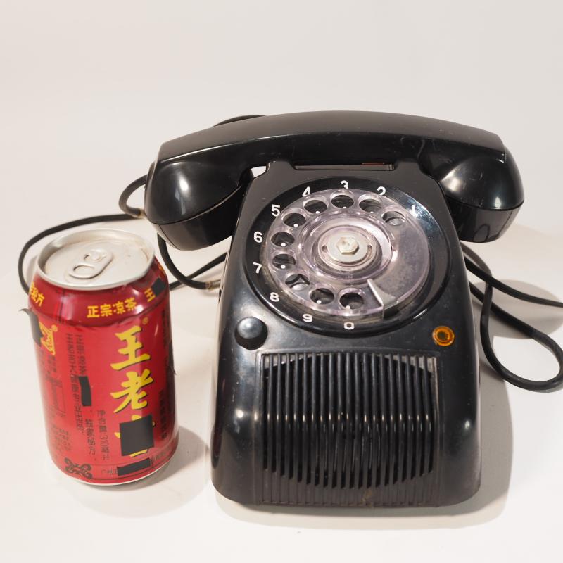 西洋古董电话机Song下national早期老式胶木壳旋转拨盘电话民俗摆
