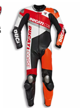 新款杜卡迪原厂DUCATI摩托车连体皮衣 Corse Power K2全套赛车服