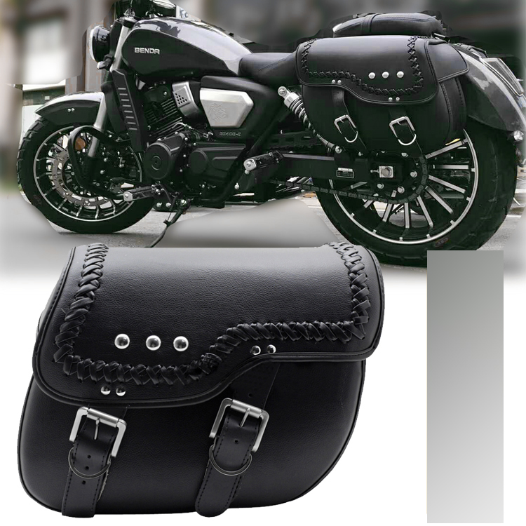 摩托车边包挂包边箱适用于哈雷竞速之星奔达比亚乔改装骑士马鞍包