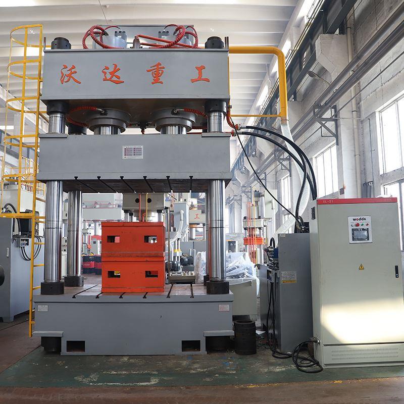 沃达重工800吨玻璃钢水箱液压机SMC材料水箱板成型压力机热压机