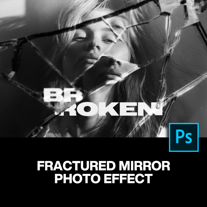 时尚潮流广告大片碎玻璃裂痕碎片裂纹肌理图像照片ps特效样机模板