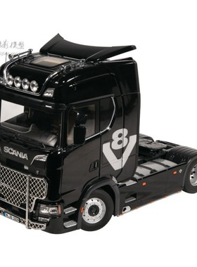 NZG 1:18 斯堪尼亚Scania V8 730S 4X2#卡车头拖车头合金全开模型