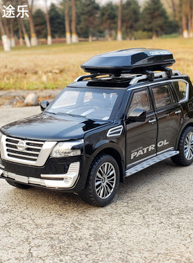 1:32尼桑途乐SUV合金越野汽车模型仿真金属车模收藏摆件回力玩具