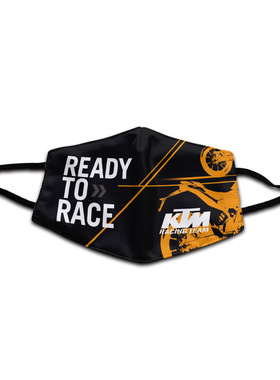 机车布口罩KTM摩托车队赛车达喀尔骑行冰丝可水洗防尘运动男潮款