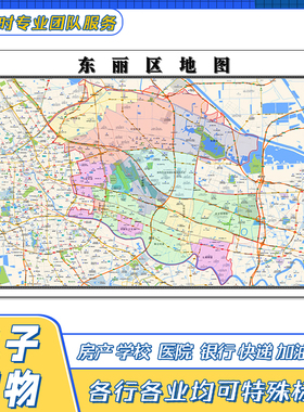 东丽区地图1.1米贴图天津市行政区划交通路线颜色分布街道新