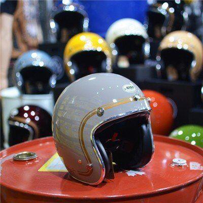 新款现货台湾CHIEF复古电动摩托车头盔维斯帕印第安哈雷姜戈3/4盔