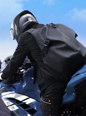 摩托车头盔笔记本电脑骑行背包 防雨水旅行休闲双肩包摩旅骑行包