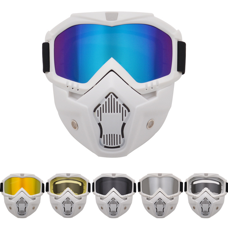 面罩风镜越野面具户外摩托车护目镜头盔CS战术护目镜滑雪防风镜