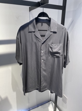 B1CJB2506 太平鸟男装2021年夏季新款外穿式短袖衬衫宽松休闲流行