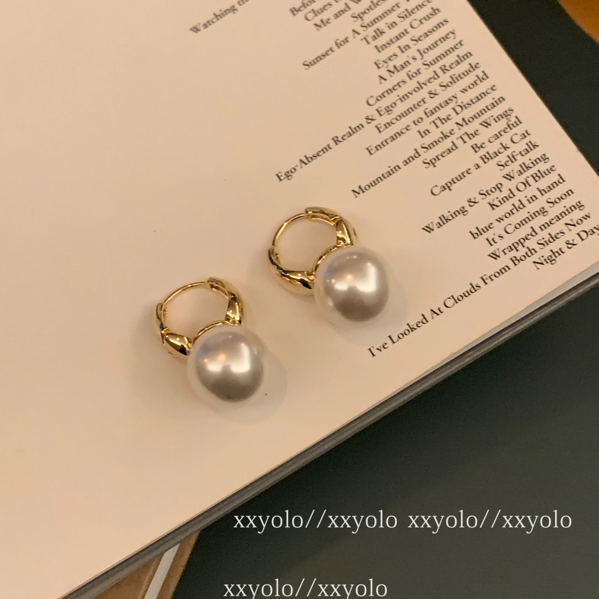 xxyolo/ 法式气质小公主 怎么搭都好看的珍珠耳环