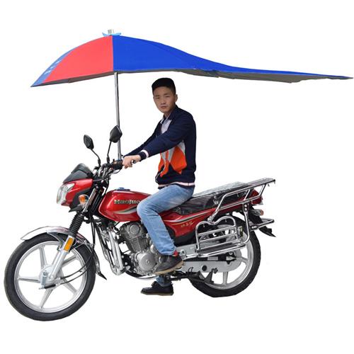 摩托车伞遮雨伞通用加厚超大折叠踏板电动车遮阳伞雨棚蓬支架2.2