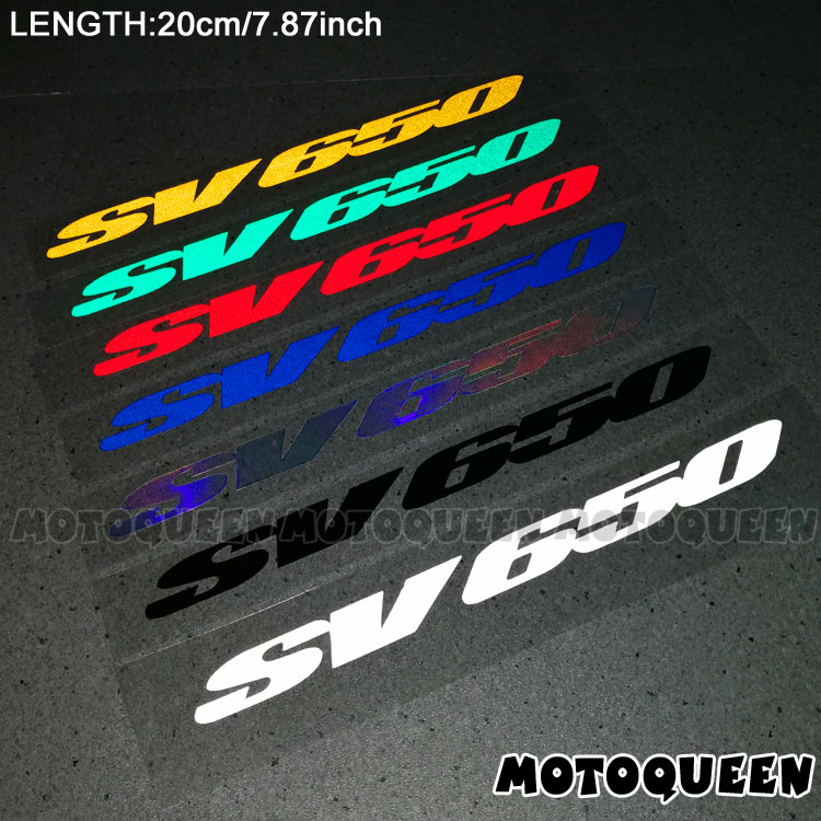 适用铃木SV650摩托车装饰贴花油箱外壳车贴反光贴纸贴画版花防水