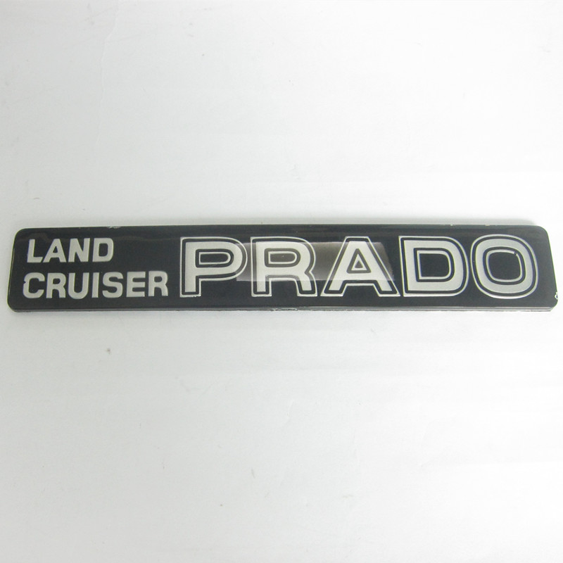 适用进口丰田霸道4000普拉多后牌照标志PARDO LAND CRUISER字标