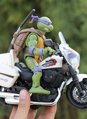 儿童大号摩托车模型灯光音乐玩具车男孩宝宝惯性耐摔交警巡逻铁骑