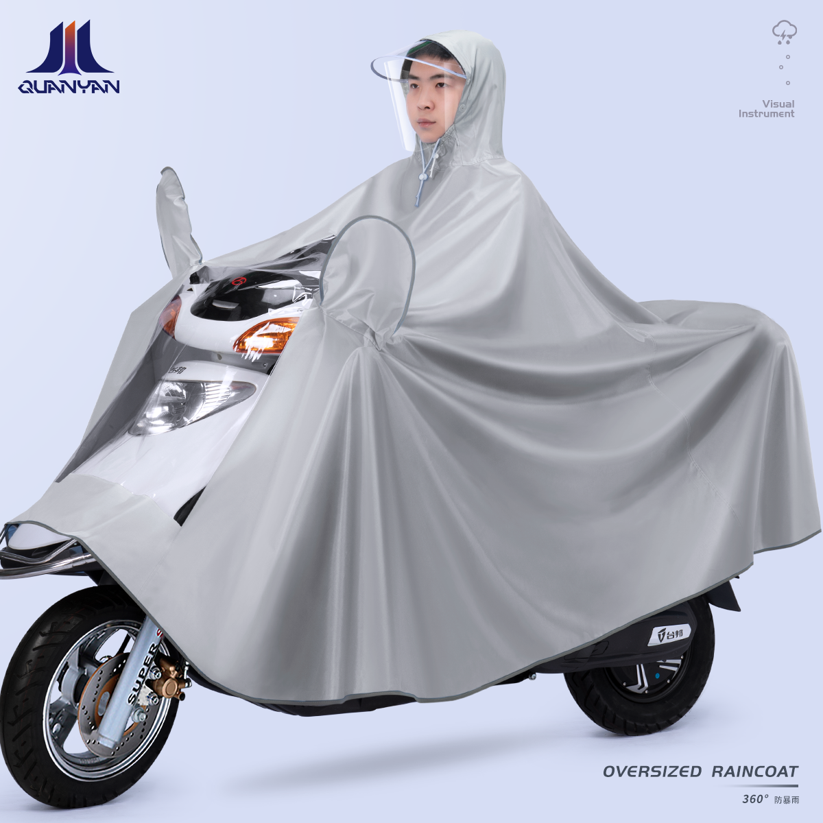 电动摩托车雨衣男款女式单人专用长款全身防暴雨2021新款骑行雨披