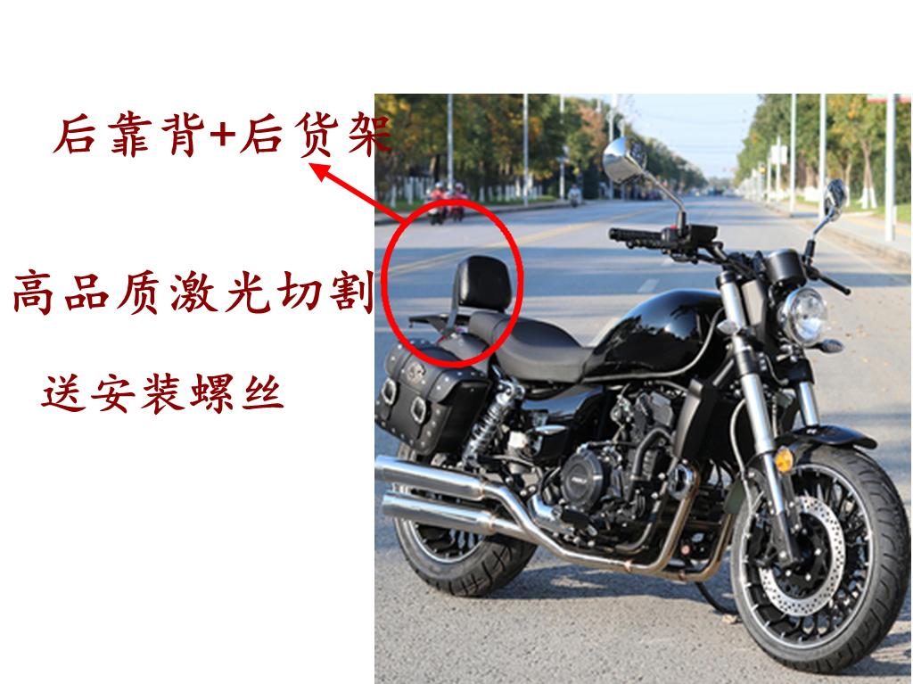 创新三阳/飞翎太子250 300 500摩托车改装后靠背后货架尾架配件