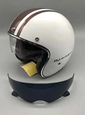 法国标致摩托姜戈原厂头盔Django半盔春秋盔复古可拆卸新款双镜片
