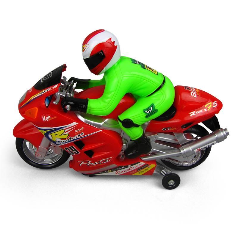 大号惯性摩托车玩具儿童仿真汽车模型摆件宝宝赛车男孩礼物1-3-6