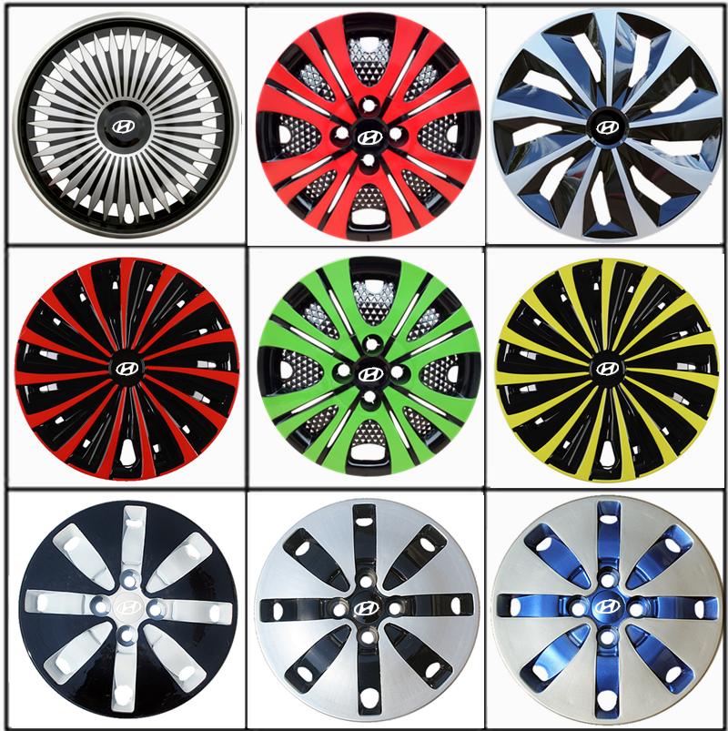 北京现代瑞纳 雅绅特轮毂盖改装通用汽车轮毂罩轮胎帽车轮罩14寸