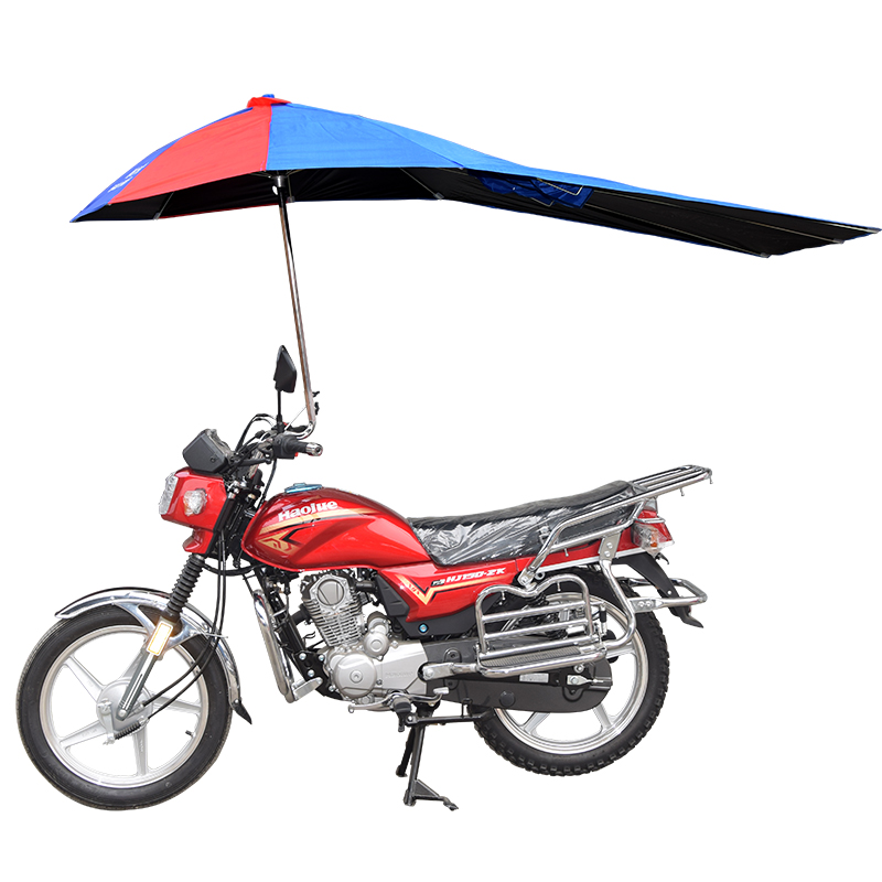 弯梁摩托车雨伞遮阳伞雨棚加厚