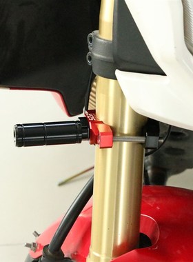 直销适用摩托车射灯改装固定支架减震大K夹具越野摩托车灯扩展杆