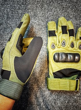 俄罗斯外贸捡漏战术手套摩托车骑行手套军迷防护透气户外健身手套