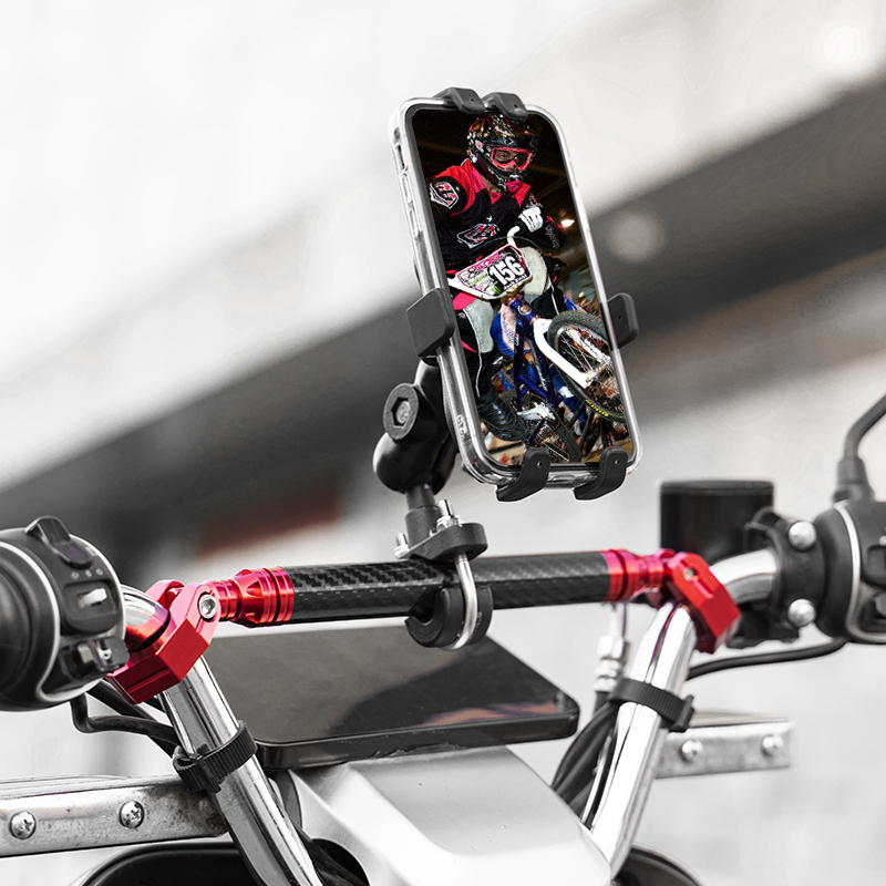 摩托车改装配件龙头扩展平衡加强车把拉杆电动车加固车头把手横杆